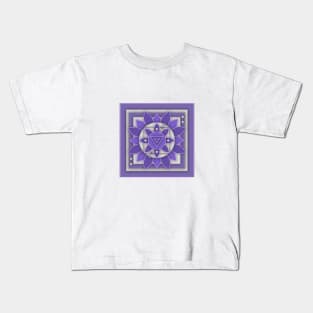 Ultraviolet Goddess Mandala Kids T-Shirt